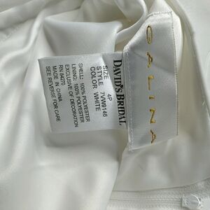 David's bridal dress sz 4p